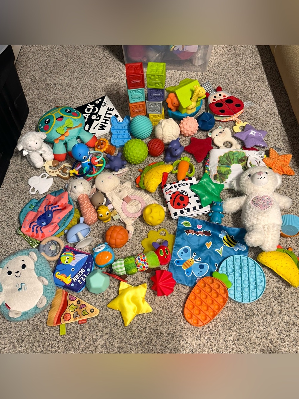 Itzy Ritzy Multicolor Plush & Sensory Toy Collection